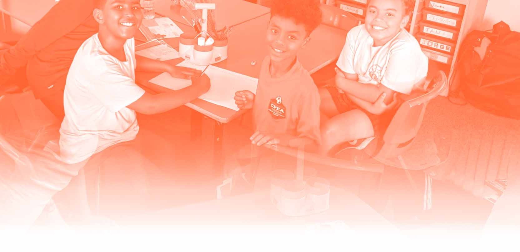 Children engaged in classroom activities